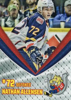 2018-19 Barrie Colts (OHL) #21 Nathan Allensen Front