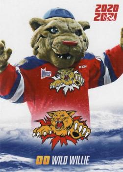 2020-21 Moncton Wildcats (QMJHL) #1 Wild Willie Front