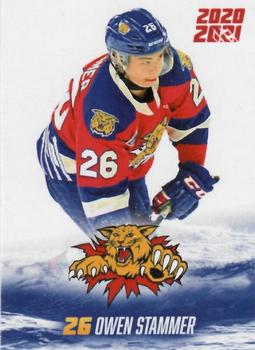 2020-21 Moncton Wildcats (QMJHL) #6 Owen Stammer Front
