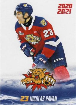 2020-21 Moncton Wildcats (QMJHL) #9 Nicolas Pavan Front