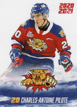 2020-21 Moncton Wildcats (QMJHL) #12 Charles-Antoine Pilote Front