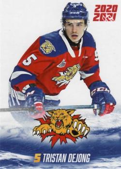 2020-21 Moncton Wildcats (QMJHL) #23 Tristan DeJong Front