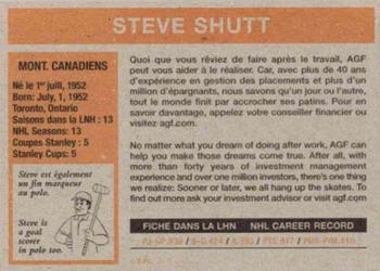 2001-02 AGF Montreal Canadiens Alumni #NNO Steve Shutt Back