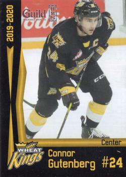 2019-20 Brandon Wheat Kings (WHL) #NNO Connor Gutenberg Front