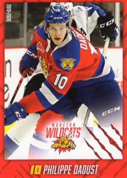 2019-20 Moncton Wildcats (QMJHL) #NNO Philippe Daoust Front