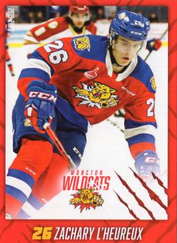2019-20 Moncton Wildcats (QMJHL) #NNO Zachary L'Heureux Front