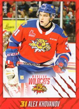 2019-20 Moncton Wildcats (QMJHL) #NNO Alexander Khovanov Front