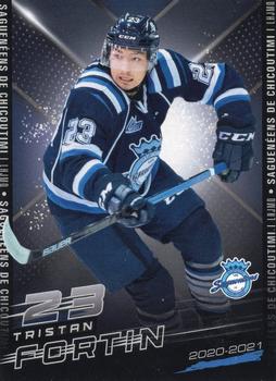 2020-21 Extreme Chicoutimi Sagueneens (QMJHL) #7 Tristan Fortin Front