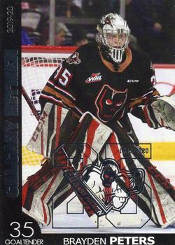 2019-20 Calgary Hitmen (WHL) Booster Club #NNO Brayden Peters Front