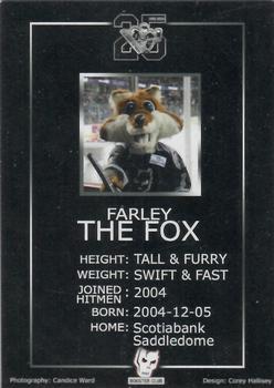 2019-20 Calgary Hitmen (WHL) Booster Club #NNO Farley the Fox Back