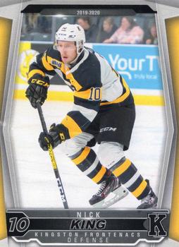2019-20 Extreme Kingston Frontenacs (OHL) #NNO Nick King Front