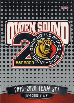 2019-20 Choice Owen Sound Attack (OHL) #NNO Header Card Front