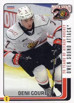 2019-20 Choice Owen Sound Attack (OHL) #5 Deni Goure Front