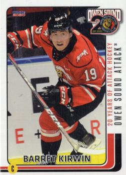 2019-20 Choice Owen Sound Attack (OHL) #12 Barret Kirwin Front