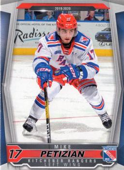 2019-20 Extreme Kitchener Rangers (OHL) #4 Mike Petizian Front