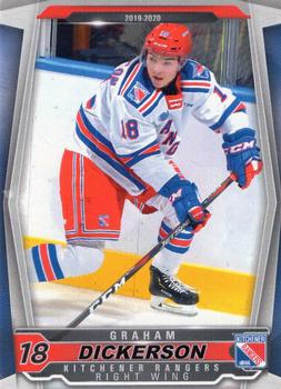 2019-20 Extreme Kitchener Rangers (OHL) #5 Graham Dickerson Front