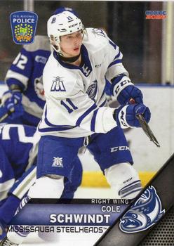 2019-20 Mississauga Steelheads (OHL) Police #4 Cole Schwindt Front