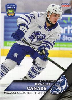 2019-20 Mississauga Steelheads (OHL) Police #5 Nicholas Canade Front