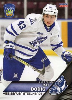 2019-20 Mississauga Steelheads (OHL) Police #11 Max Dodig Front