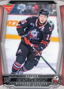 2019-20 Extreme Niagara IceDogs (OHL) #7 Oliver Castleman Front