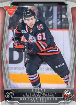 2019-20 Extreme Niagara IceDogs (OHL) #12 Lucas Theriault Front