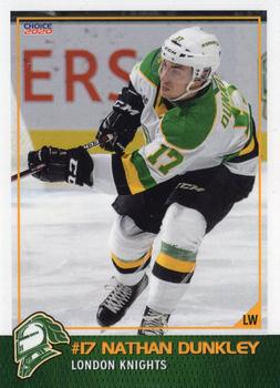 2019-20 Choice London Knights (OHL) #2 Nathan Dunkley Front
