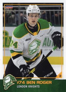 2019-20 Choice London Knights (OHL) #18 Ben Roger Front