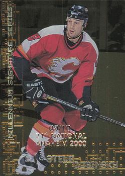 1999-00 Be a Player Millennium Signature Series - Anaheim National Gold #45 Steve Dubinsky Front