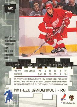 1999-00 Be a Player Millennium Signature Series - Anaheim National Gold #95 Mathieu Dandenault Back