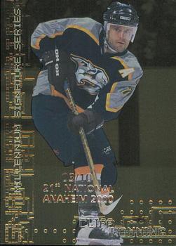 1999-00 Be a Player Millennium Signature Series - Anaheim National Gold #137 Cliff Ronning Front
