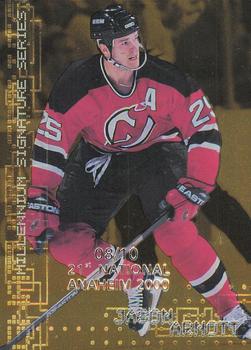 1999-00 Be a Player Millennium Signature Series - Anaheim National Gold #148 Jason Arnott Front