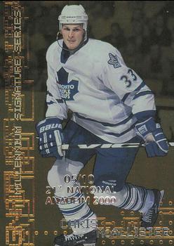 1999-00 Be a Player Millennium Signature Series - Anaheim National Gold #228 Chris McAllister Front