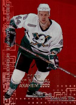 1999-00 Be a Player Millennium Signature Series - Anaheim National Ruby #4 Niclas Havelid Front