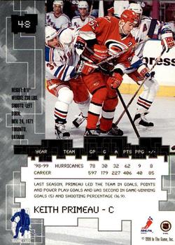 1999-00 Be a Player Millennium Signature Series - Anaheim National Ruby #48 Keith Primeau Back