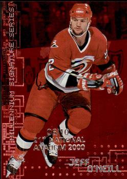 1999-00 Be a Player Millennium Signature Series - Anaheim National Ruby #51 Jeff O'Neill Front