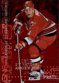 1999-00 Be a Player Millennium Signature Series - Anaheim National Ruby #54 Nolan Pratt Front