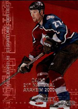 1999-00 Be a Player Millennium Signature Series - Anaheim National Ruby #64 Scott Parker Front