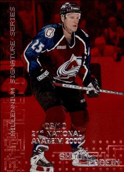 1999-00 Be a Player Millennium Signature Series - Anaheim National Ruby #71 Shjon Podein Front
