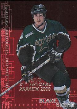 1999-00 Be a Player Millennium Signature Series - Anaheim National Ruby #74 Blake Sloan Front