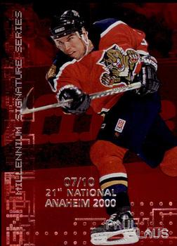 1999-00 Be a Player Millennium Signature Series - Anaheim National Ruby #117 Paul Laus Front