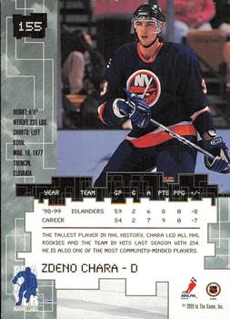 1999-00 Be a Player Millennium Signature Series - Anaheim National Ruby #155 Zdeno Chara Back