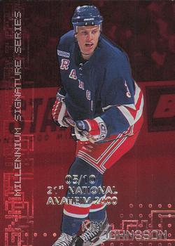 1999-00 Be a Player Millennium Signature Series - Anaheim National Ruby #158 Kim Johnsson Front