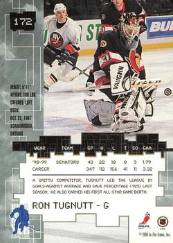 1999-00 Be a Player Millennium Signature Series - Anaheim National Ruby #172 Ron Tugnutt Back
