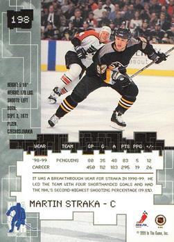 1999-00 Be a Player Millennium Signature Series - Anaheim National Ruby #198 Martin Straka Back
