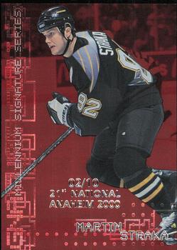 1999-00 Be a Player Millennium Signature Series - Anaheim National Ruby #198 Martin Straka Front