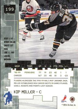 1999-00 Be a Player Millennium Signature Series - Anaheim National Ruby #199 Kip Miller Back