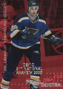 1999-00 Be a Player Millennium Signature Series - Anaheim National Ruby #204 Pavol Demitra Front