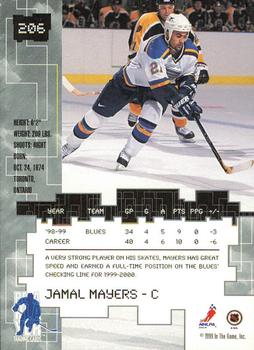 1999-00 Be a Player Millennium Signature Series - Anaheim National Ruby #206 Jamal Mayers Back