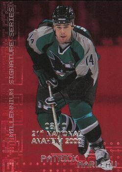 1999-00 Be a Player Millennium Signature Series - Anaheim National Ruby #210 Patrick Marleau Front