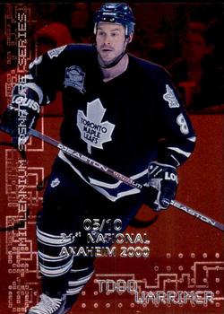 1999-00 Be a Player Millennium Signature Series - Anaheim National Ruby #225 Todd Warriner Front